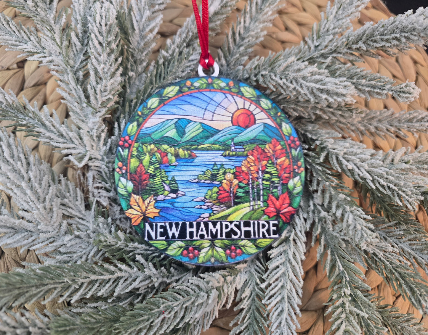 State Ornaments - UV printed