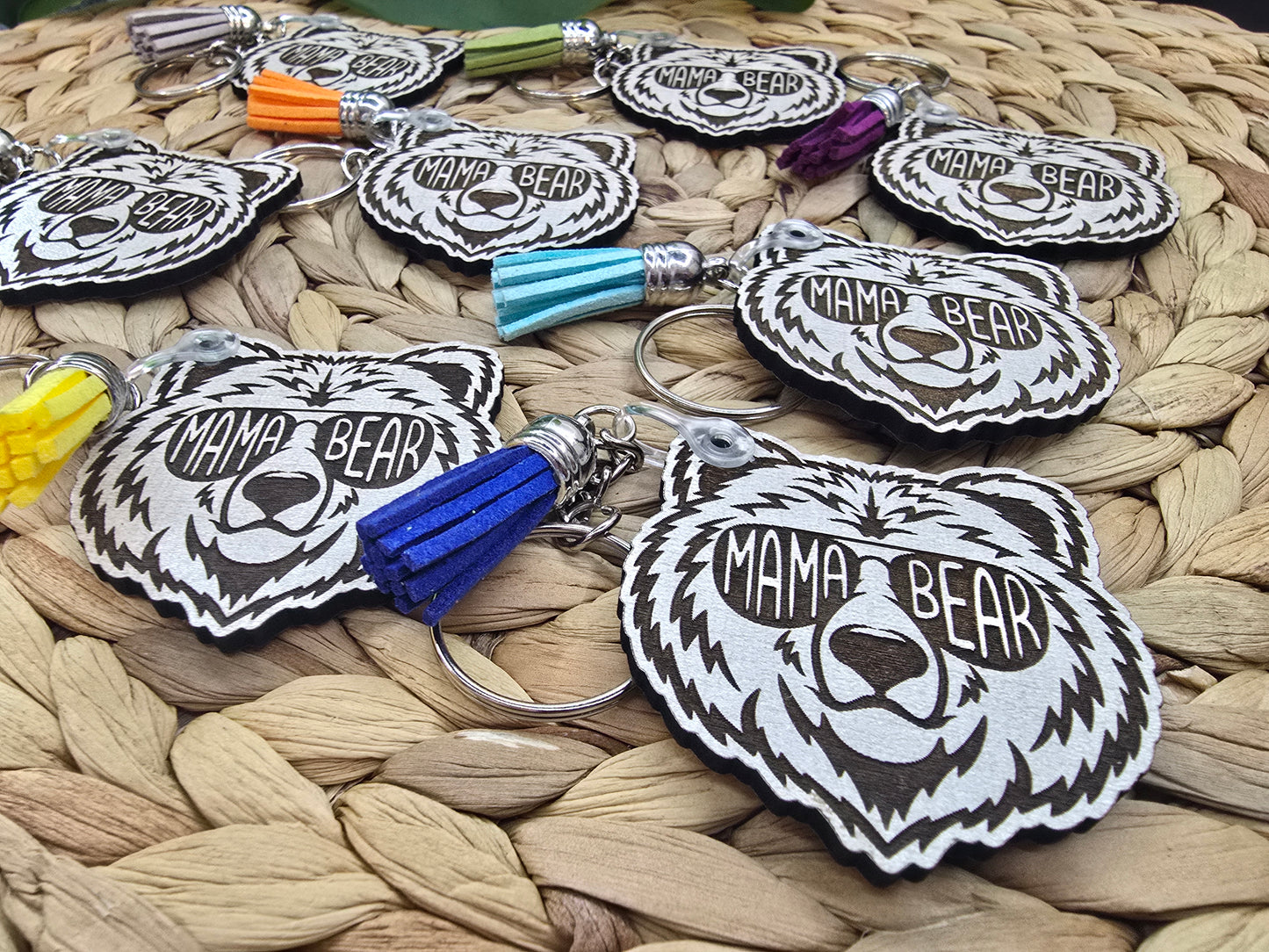 Mama Bear Keychain – Cute Gift for Moms & Mother‑Figures