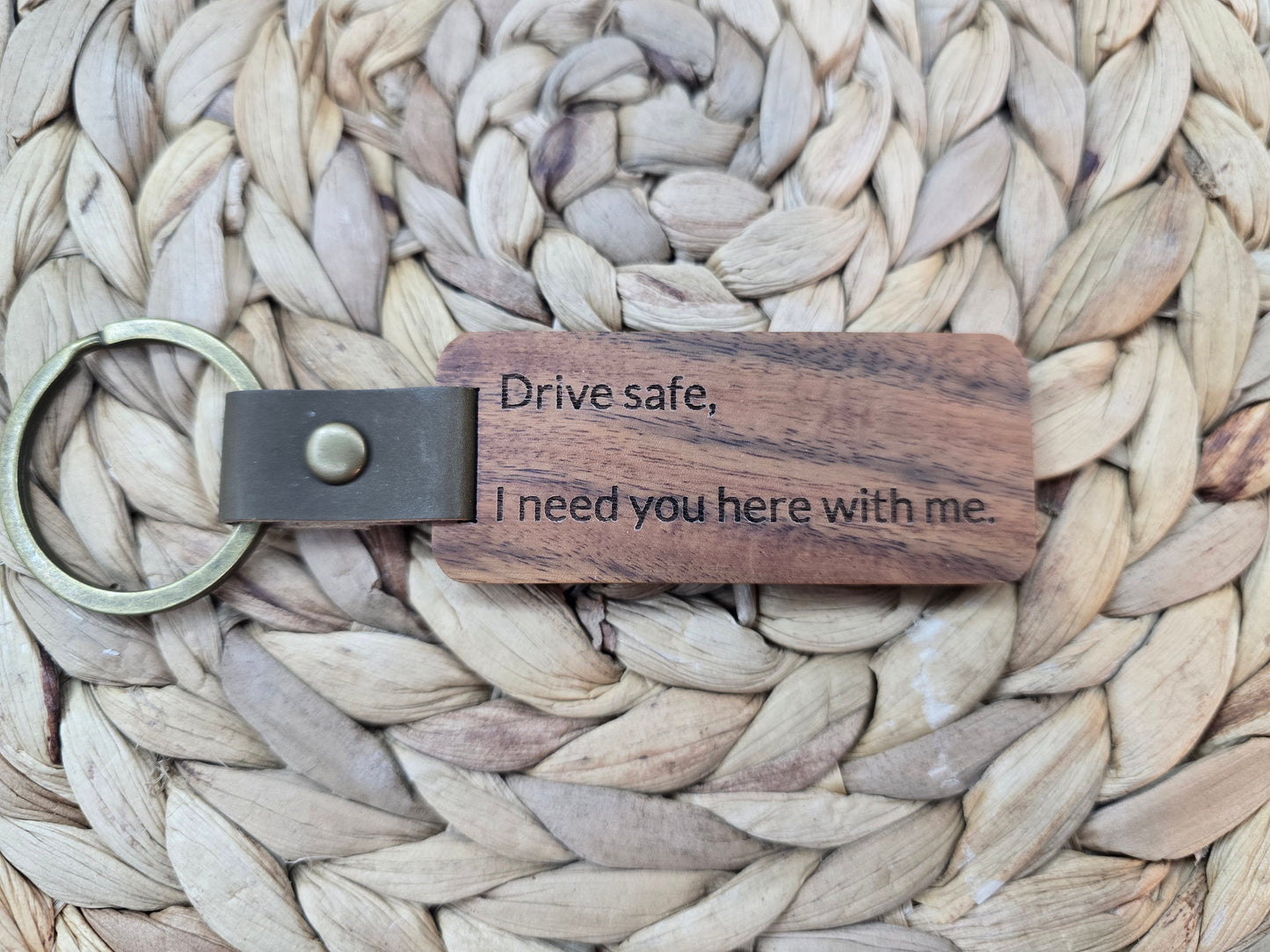 Drive Safe keychain