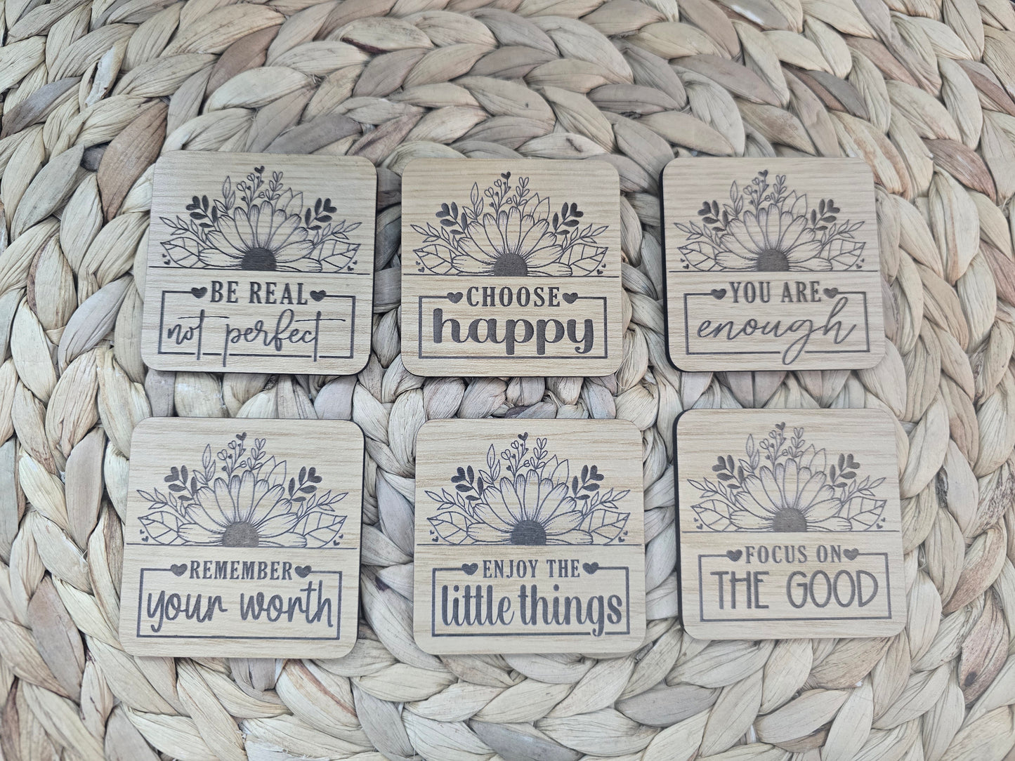 Motivational Fridge Magnets - Buy Individually or as a Set of 6