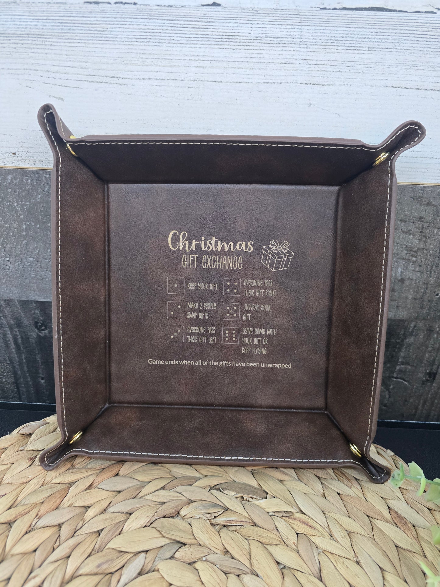 Roll the Dice Gift Exchange Tray
