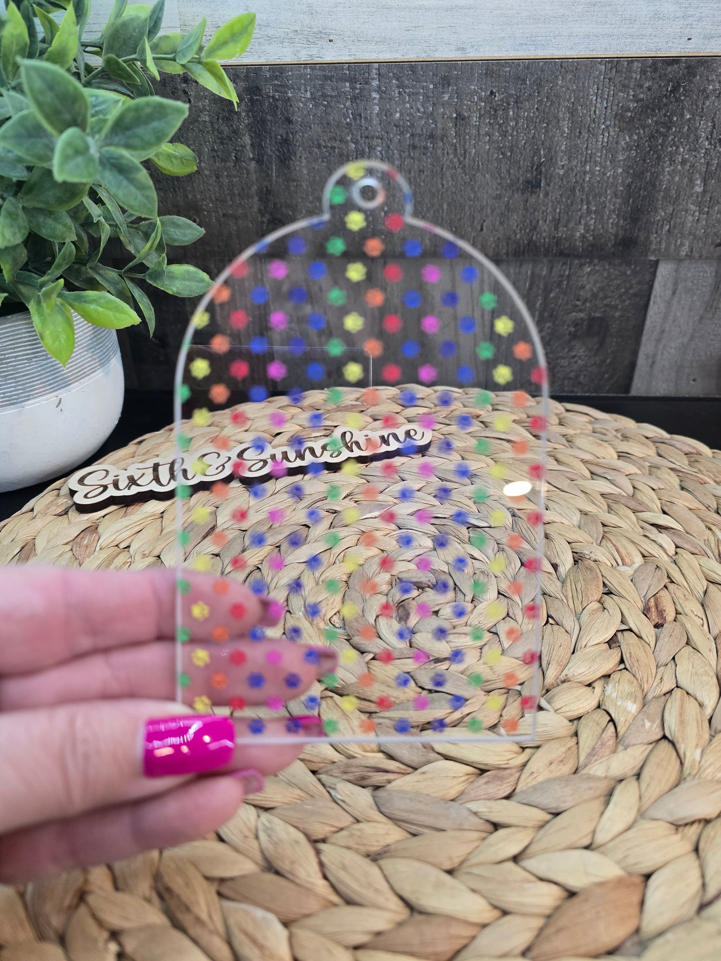 Acrylic Window Suncatcher | Multiple Designs Available