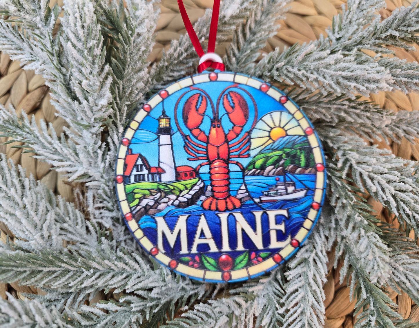 State Ornaments - UV printed
