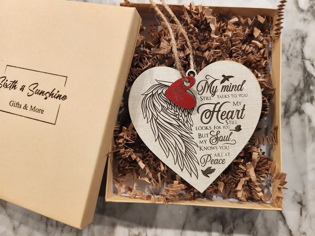 My Mind Still Talks to You - Memorial Ornament