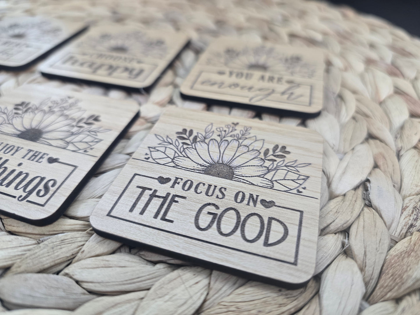 Motivational Fridge Magnets - Buy Individually or as a Set of 6