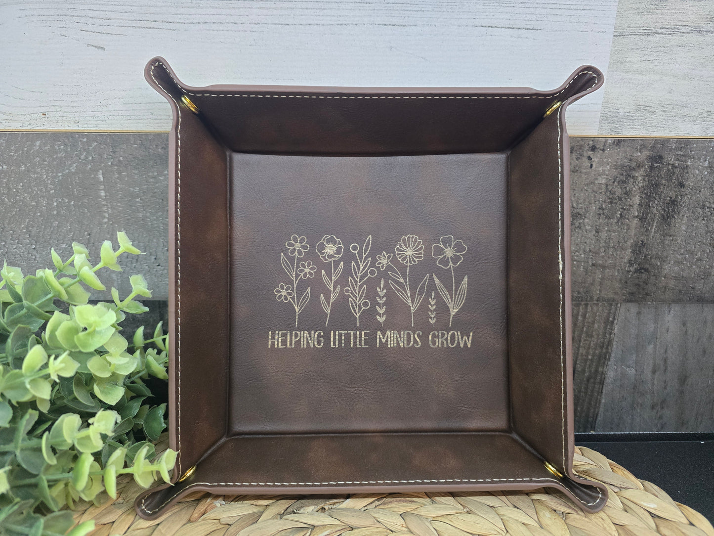 Leatherette Valet Trays
