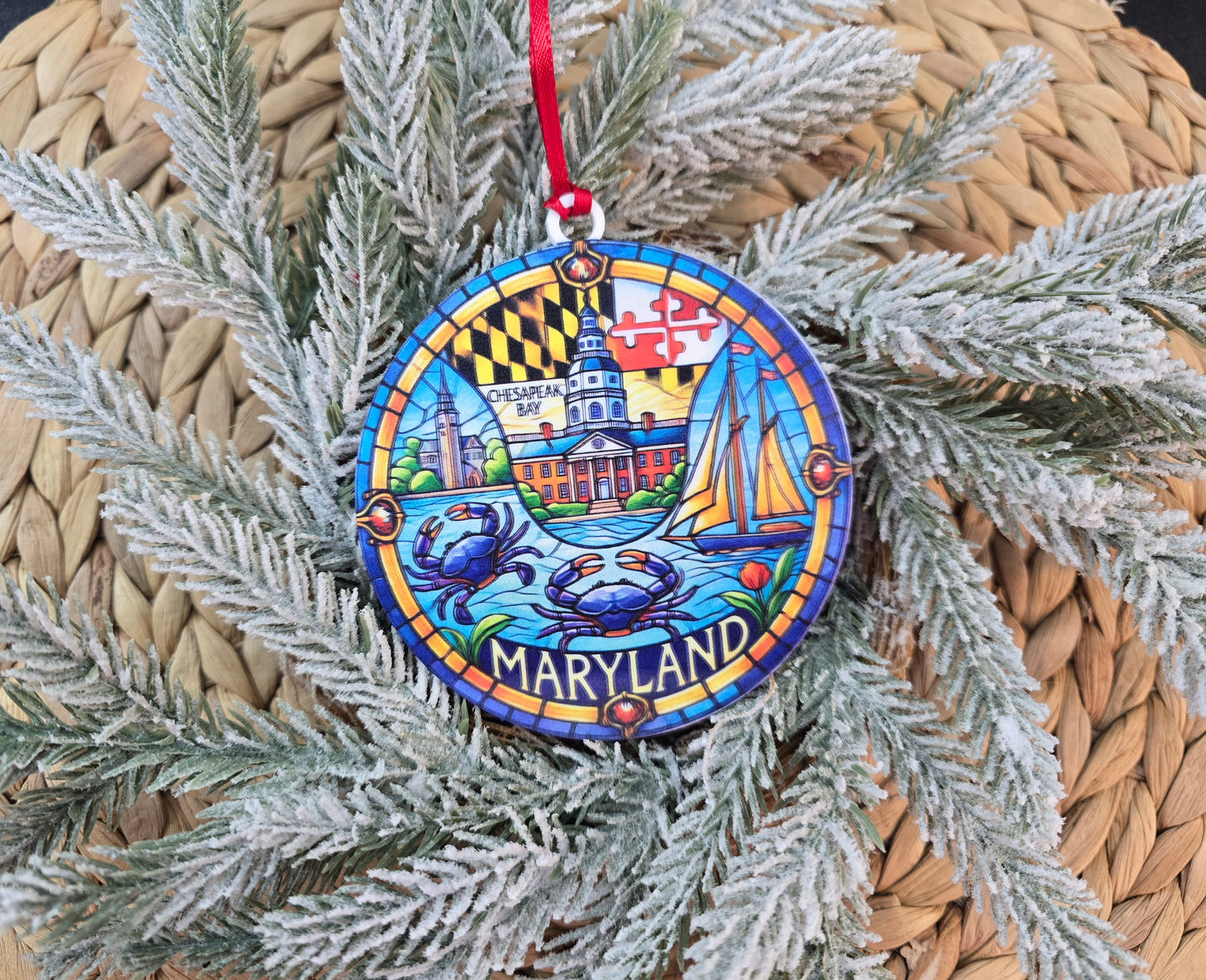 State Ornaments - UV printed