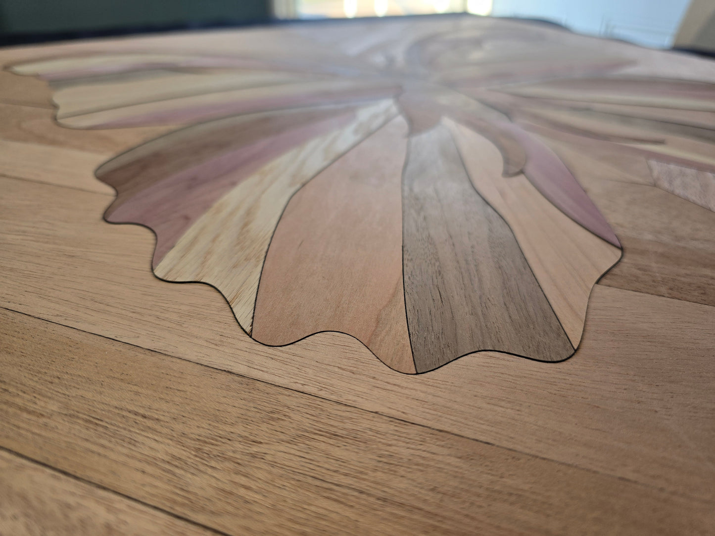 Handcrafted Hardwood Wall Art - Butterfly Showstopper