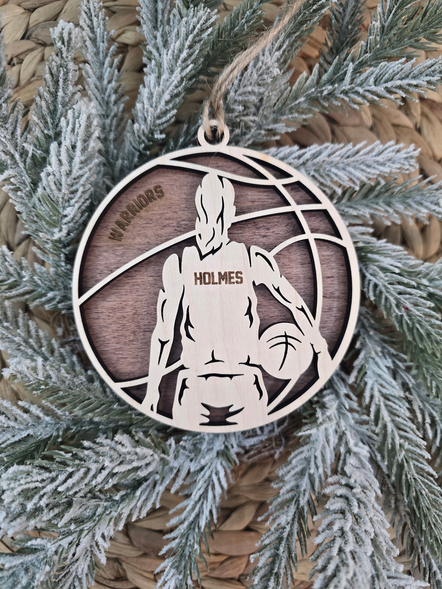 Personalized Sports Player Ornament - Custom Name Number Player- Senior, Team Night or Coach Gift