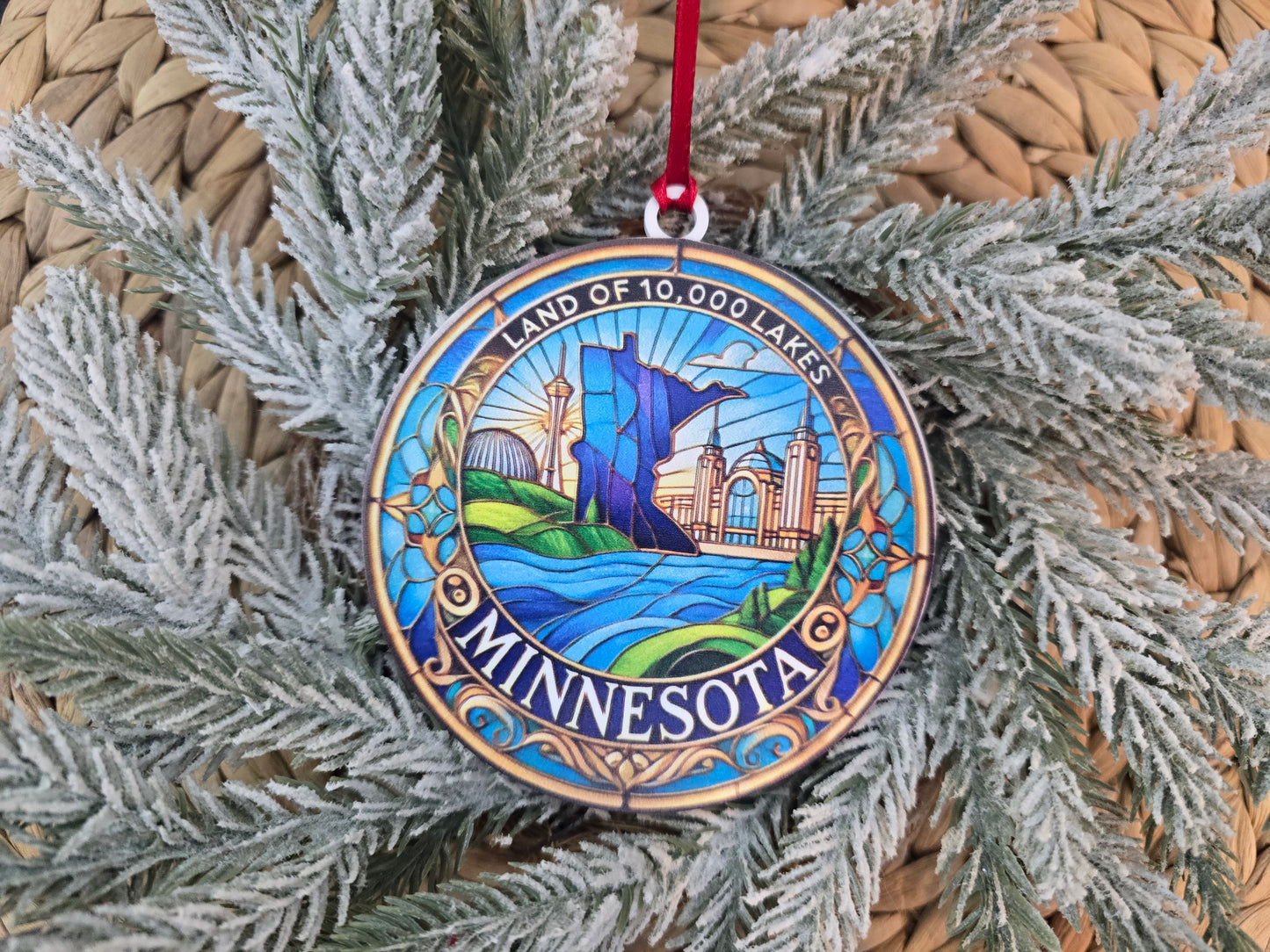State Ornaments - UV printed
