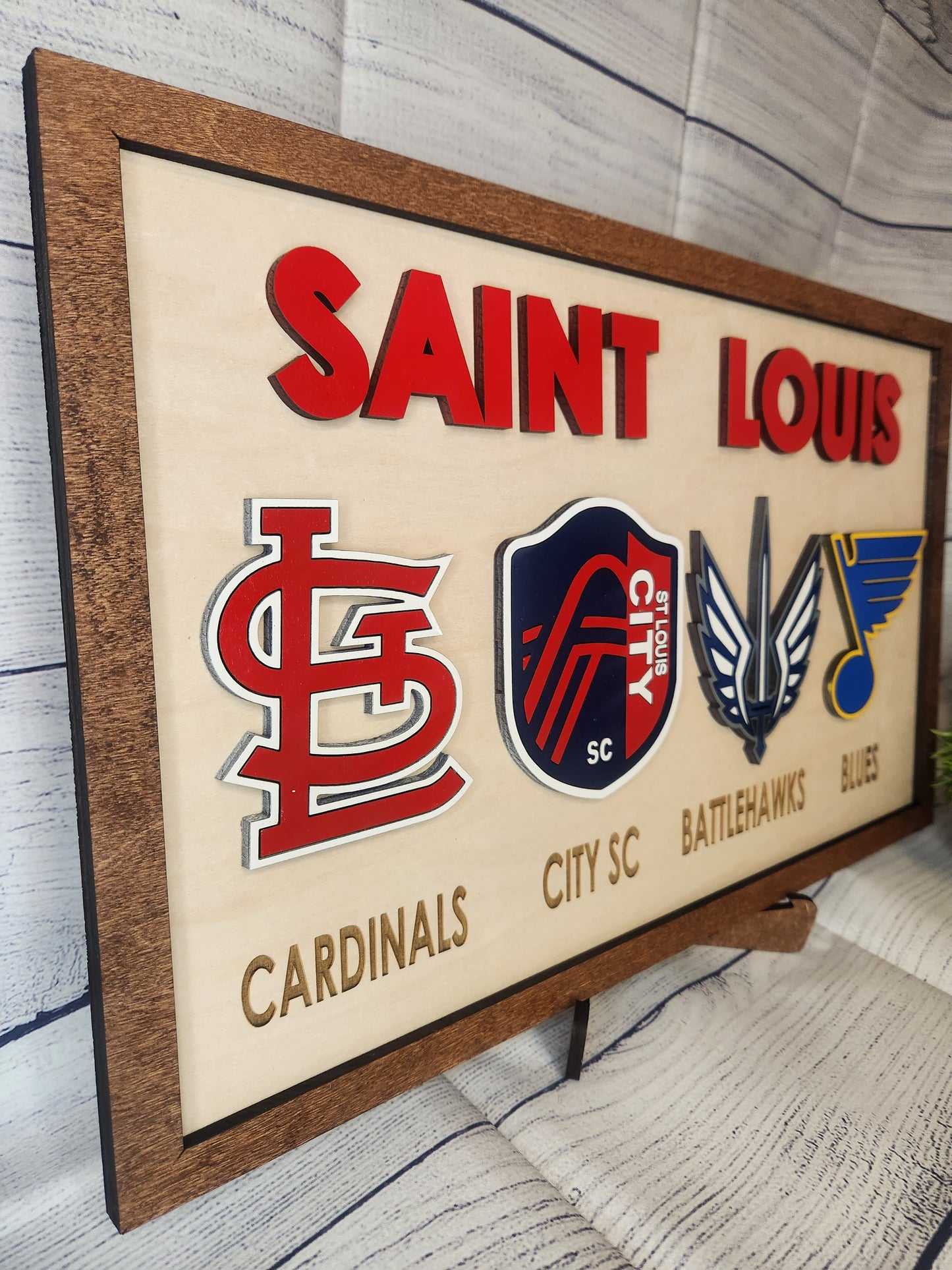 St Louis Sports Team Plaque