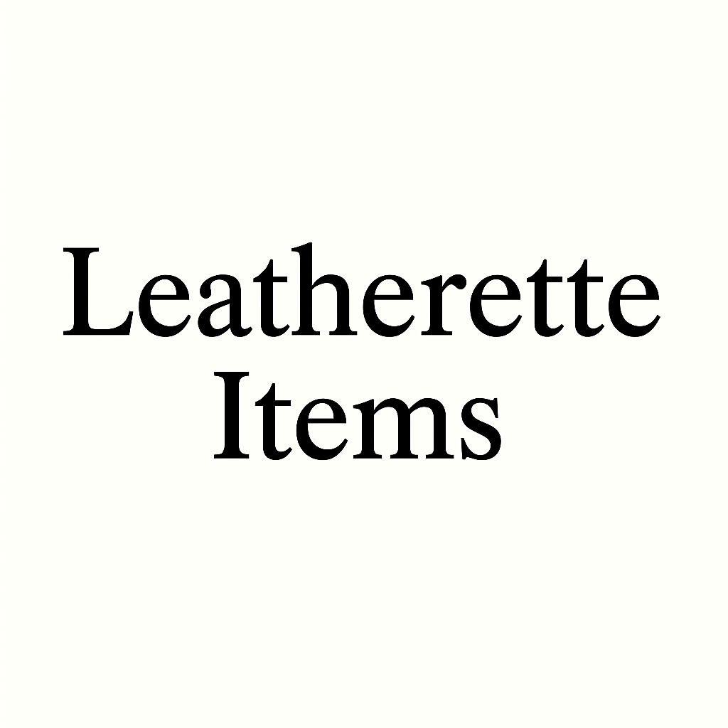 Leatherette items