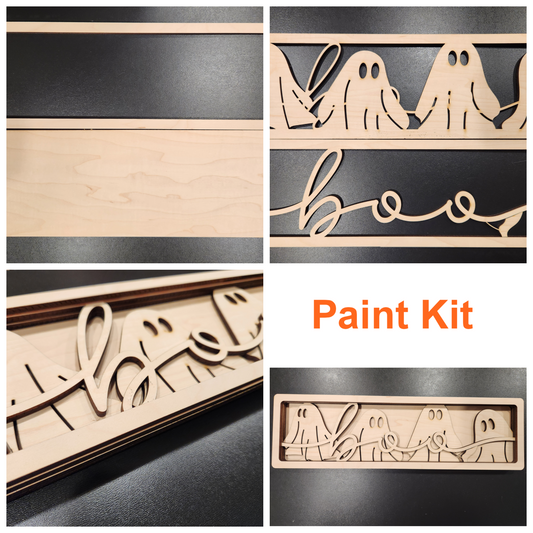 BOO Paint kit - raw wood
