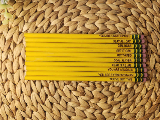 Motivational Pencil Set