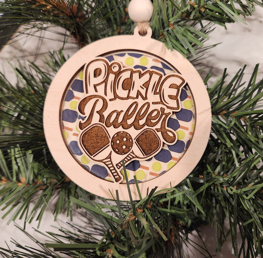 Pickleball ornament