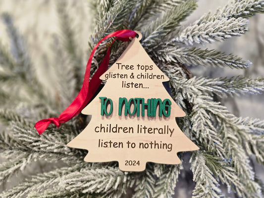 Tree Tops Glisten ornament