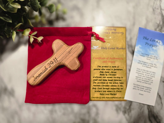 Personalized Olive Cross