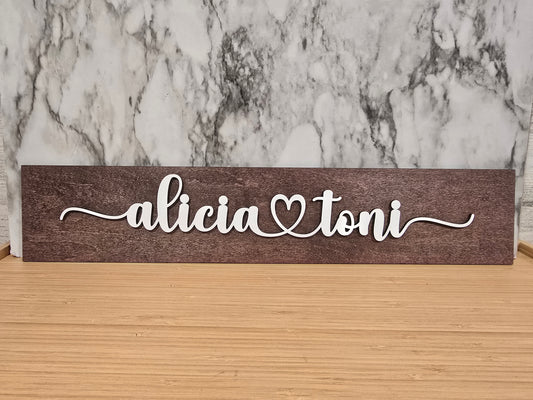 Personalized Love Sign
