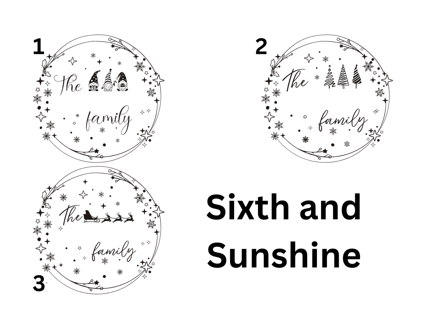 Family Bauble Ornaments