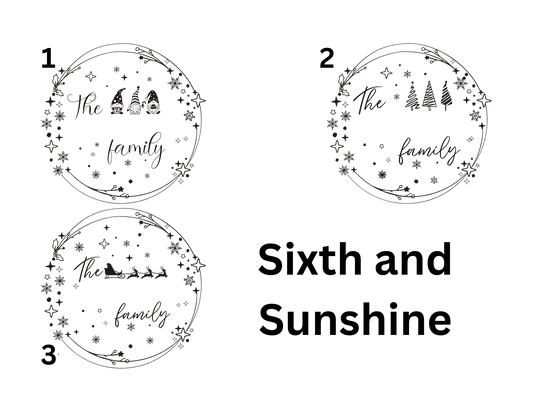 Family Bauble Ornaments