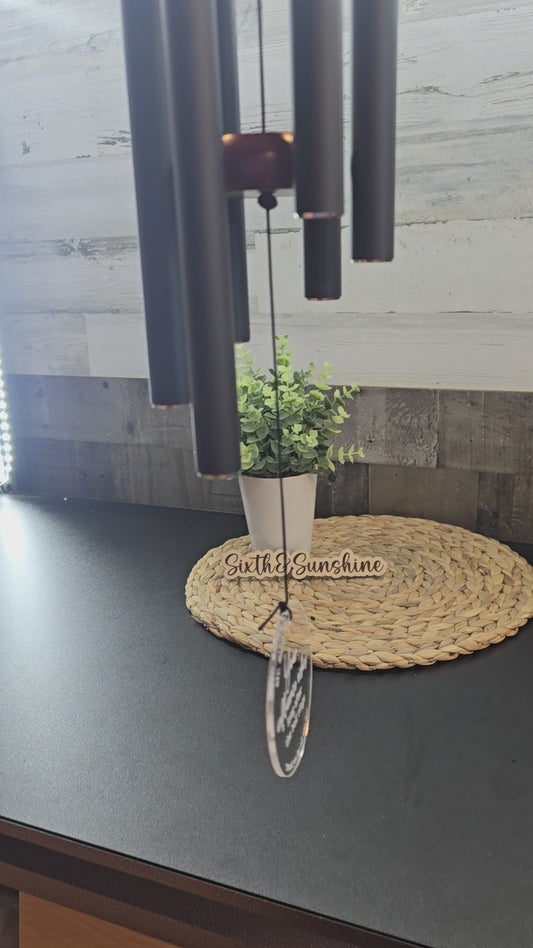 Teacher or Principal Wind Chime Gift – Personalized Appreciation Gift – Your Influence Echoes Long After the Bell Rings