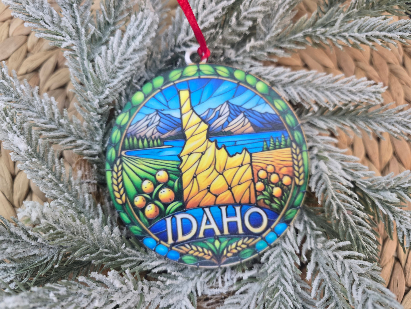 State Ornaments - UV printed