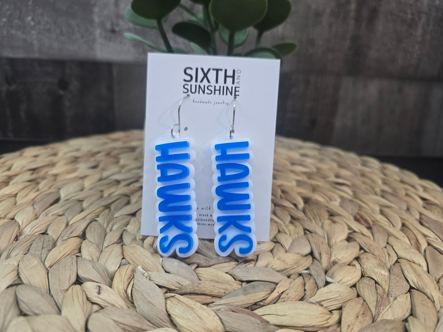 School Spirit Dangle Earrings - Game Day Earrings