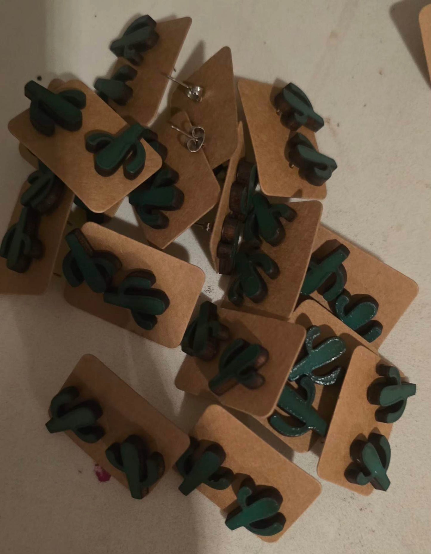 CLOSEOUT Hand-painted Stud earrings