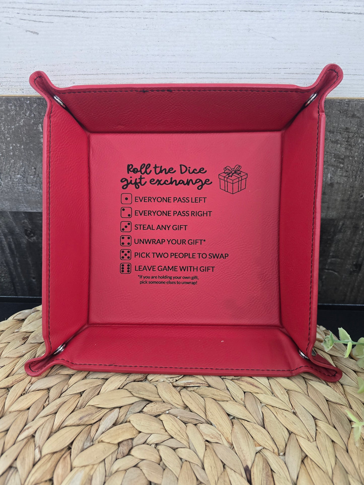 Roll the Dice Gift Exchange Tray