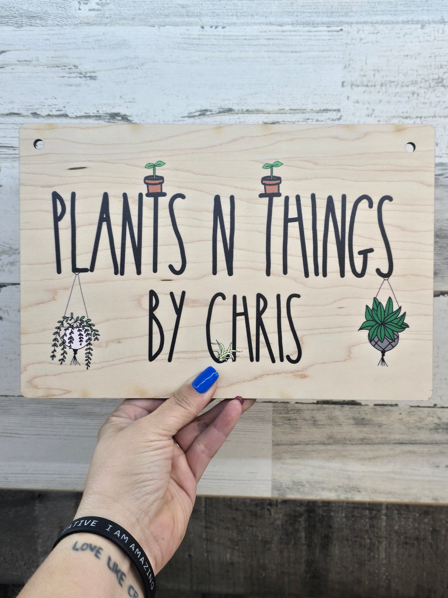 Custom Vendor Market Display Sign – Layered or UV Printed