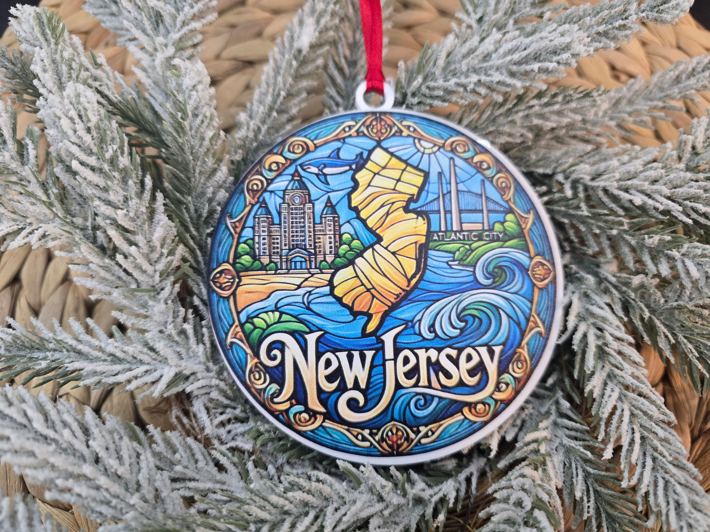 State Ornaments - UV printed