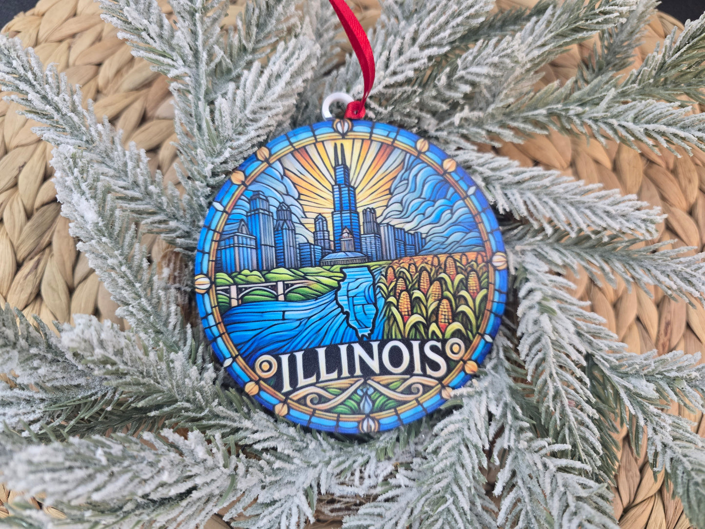 State Ornaments - UV printed