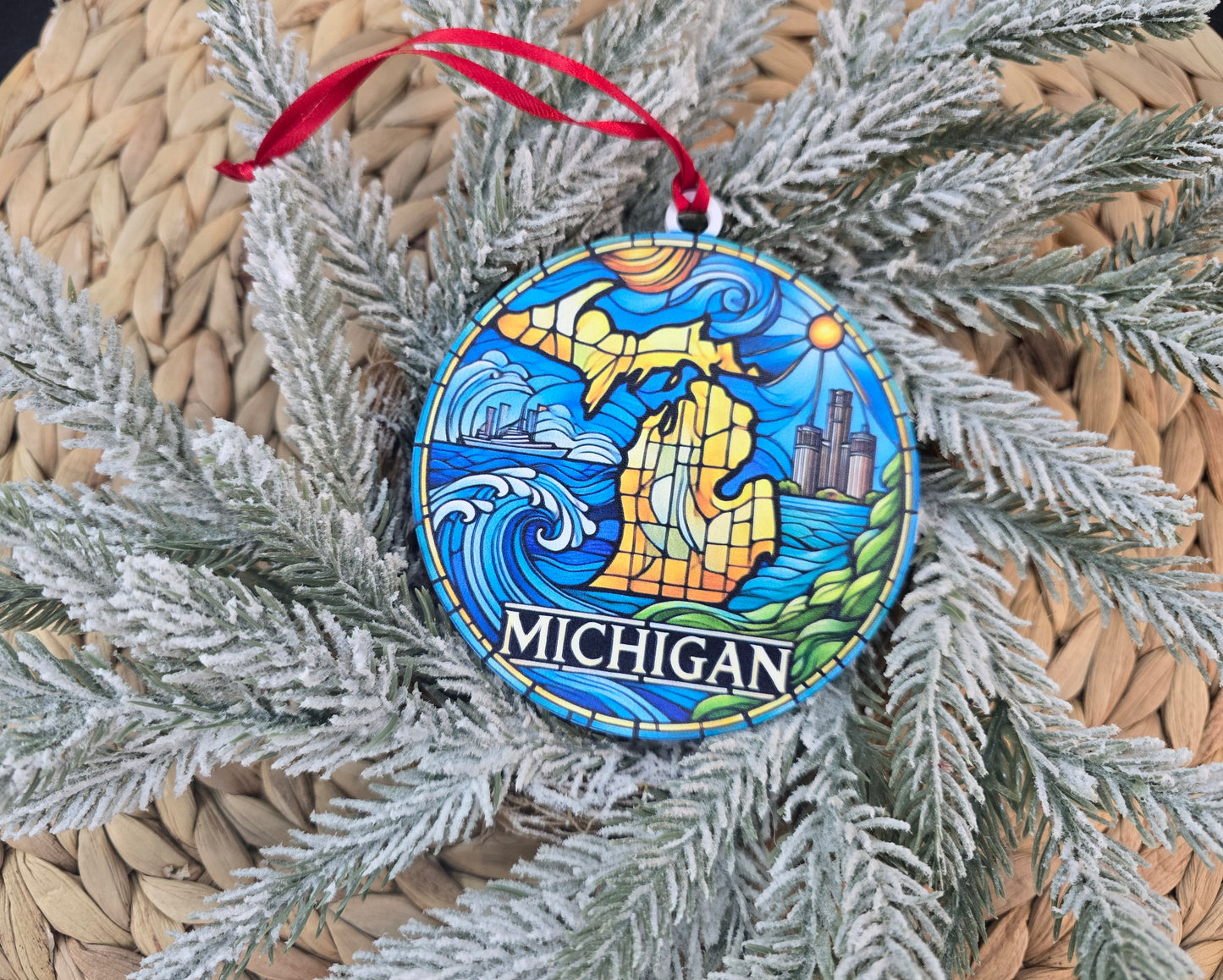 State Ornaments - UV printed