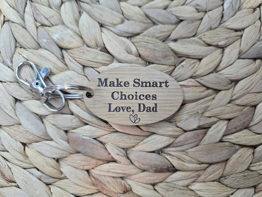 Make Smart Choices Keychain – Motivational Keychain for Kids, Teens & Everyday Encouragement