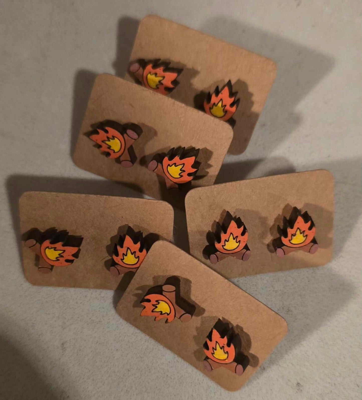 CLOSEOUT Hand-painted Stud earrings