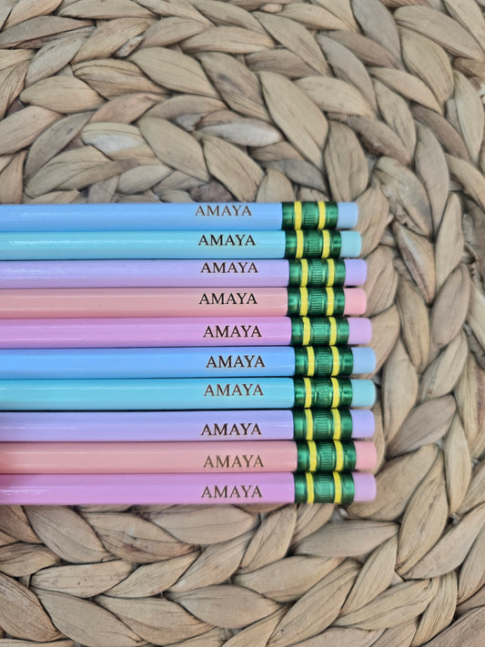 Personalized Engraved Pencils