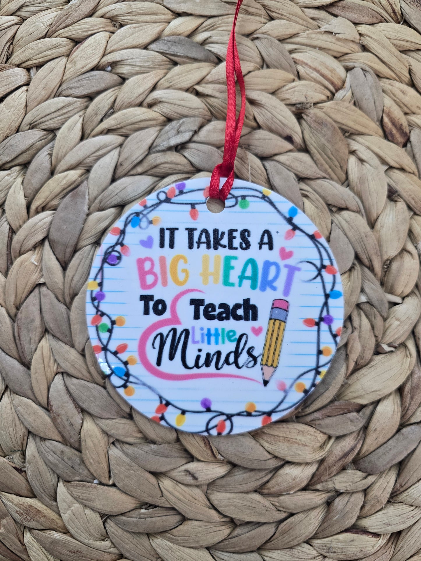 Teacher Ornaments - UV Printed on Acrylic