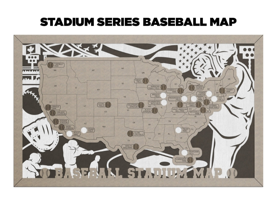 Sports Stadium Travel Maps