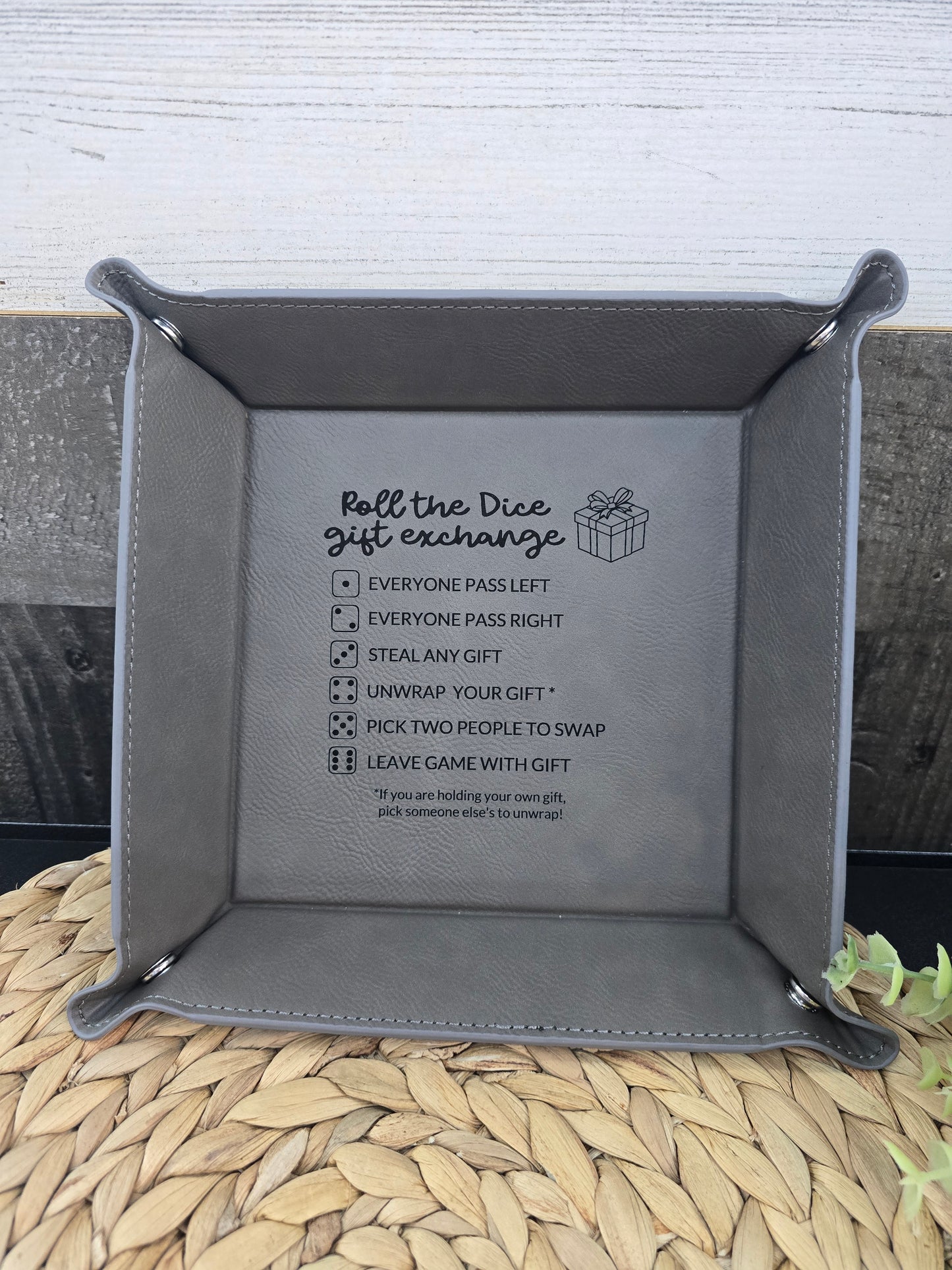 Roll the Dice Gift Exchange Tray
