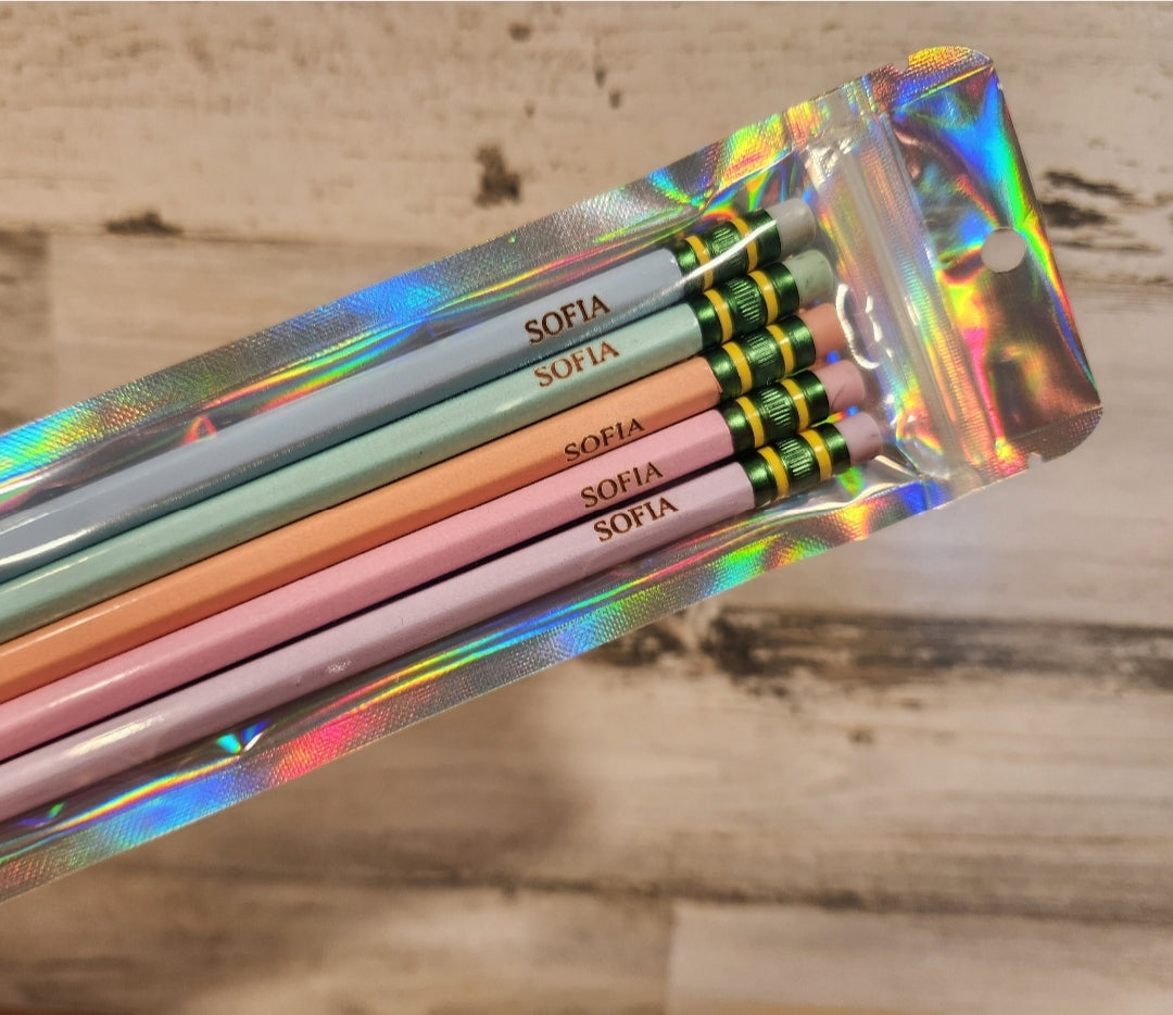 Personalized Engraved Pencils