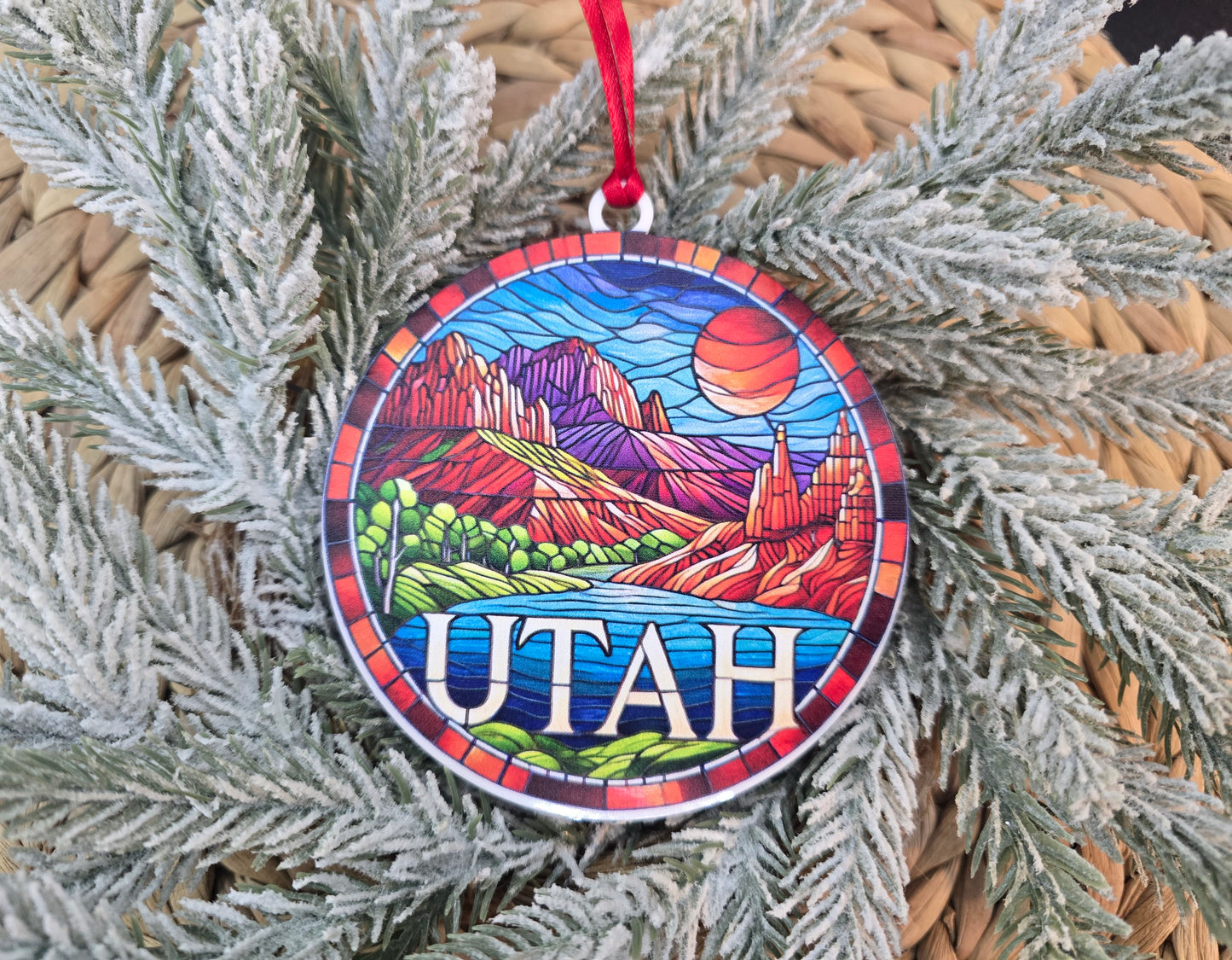 State Ornaments - UV printed