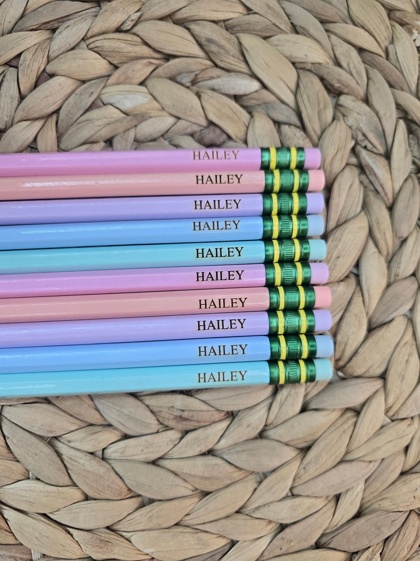 Personalized Ticonderoga Pencils – Custom Engraved Name Pencils for Back to School, Teachers & Students