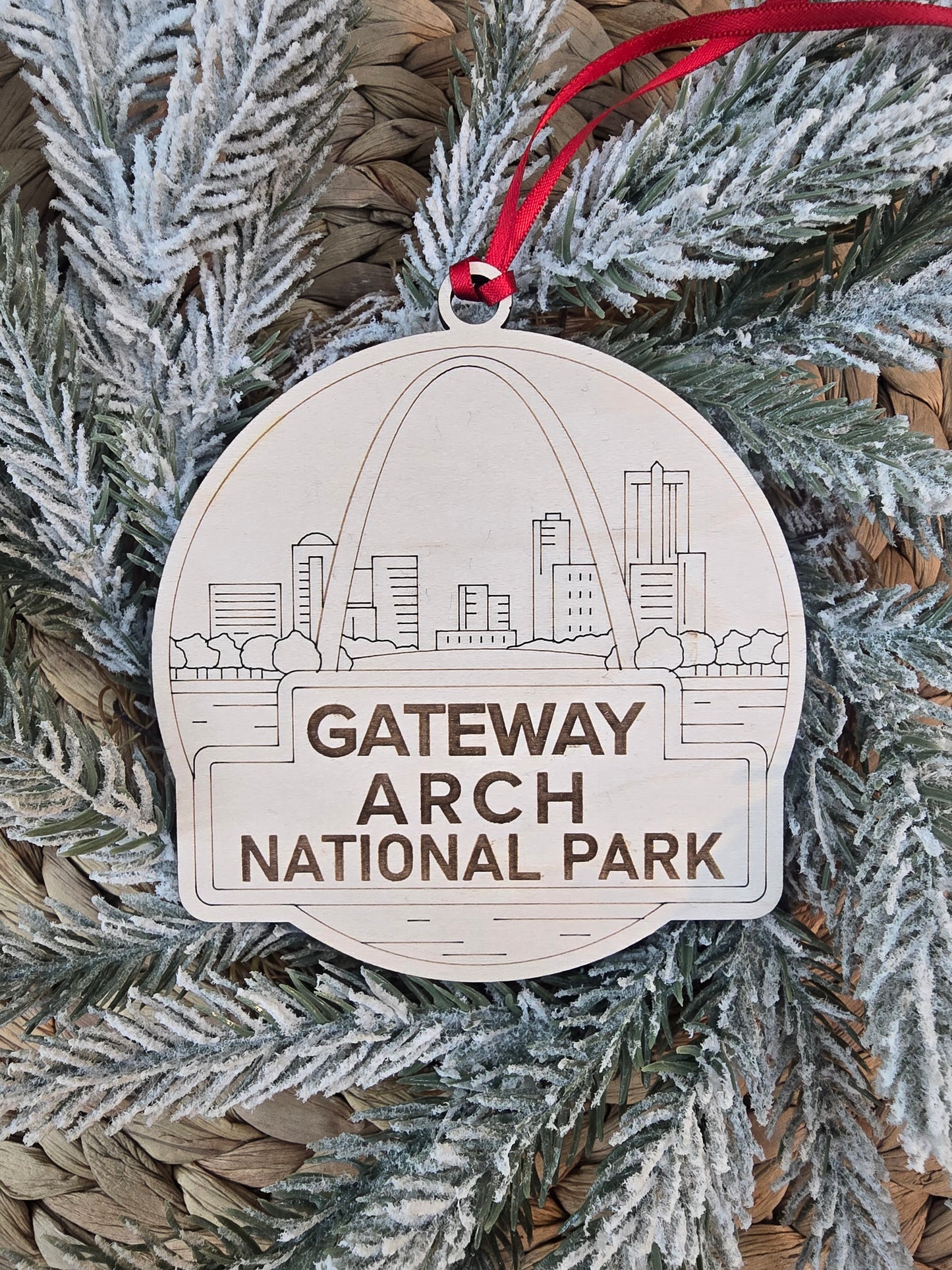 Gateway Arch National Park Ornament – St. Louis Souvenir Gift & Travel Keepsake