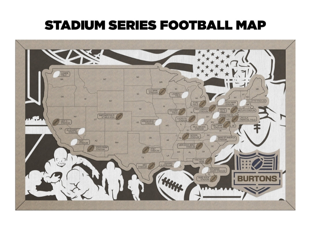 Sports Stadium Travel Maps