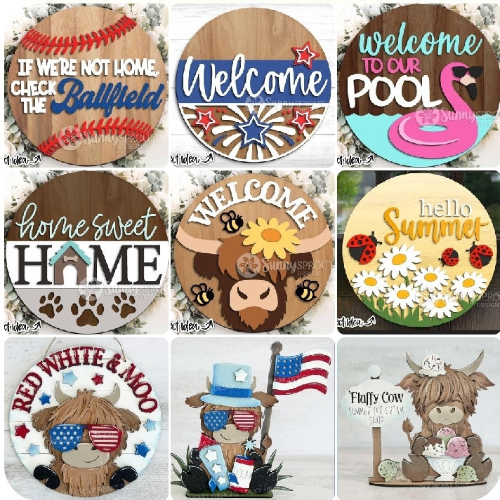 Paint Party Sign Workshop + DIY Wood Blank Options