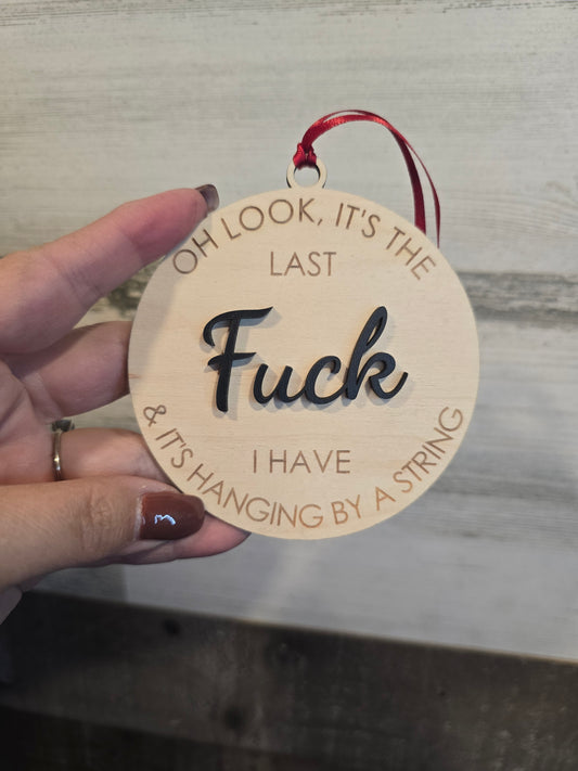 “Oh Look…” Sarcastic Holiday Ornament for Adults