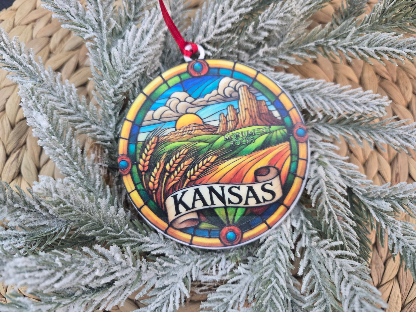 State Ornaments - UV printed