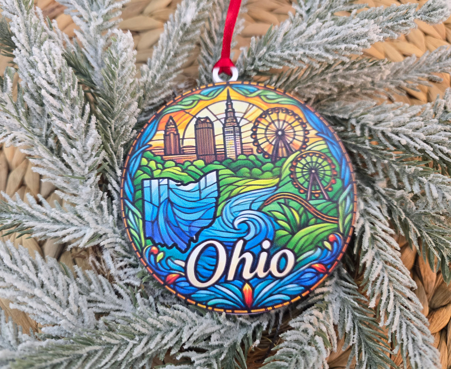 State Ornaments - UV printed