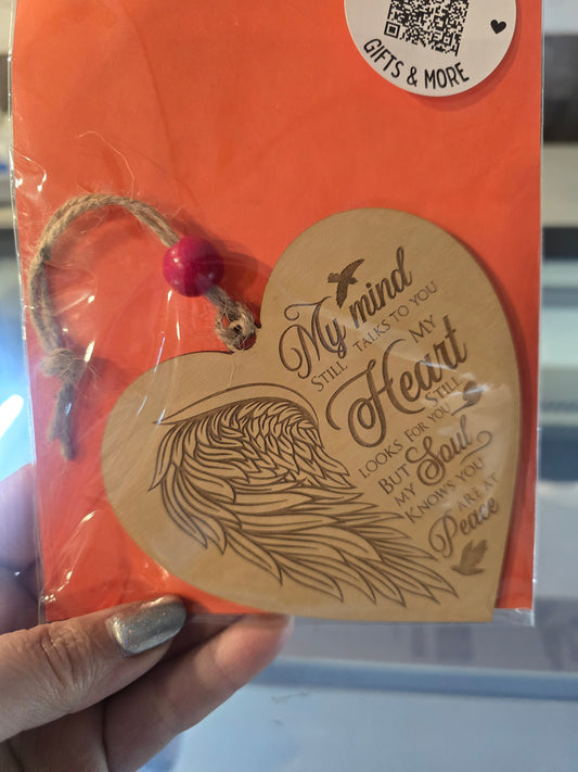 My Mind Still Talks to You - Memorial Ornament