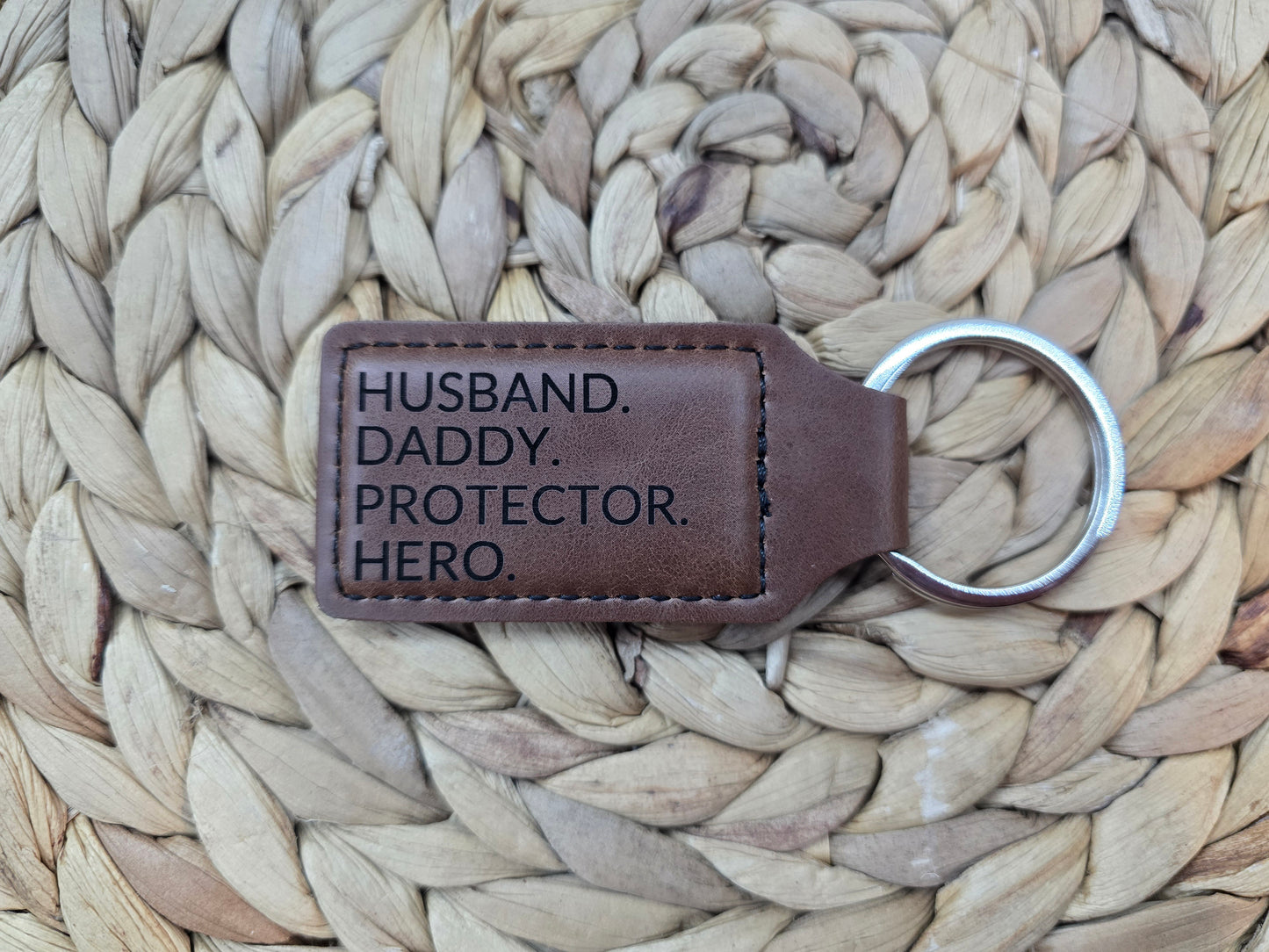 Husband. Daddy. Keychain